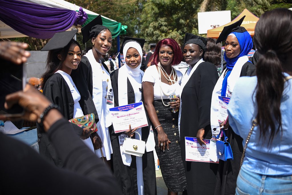 YMCA partnership bears fruit in The Gambia