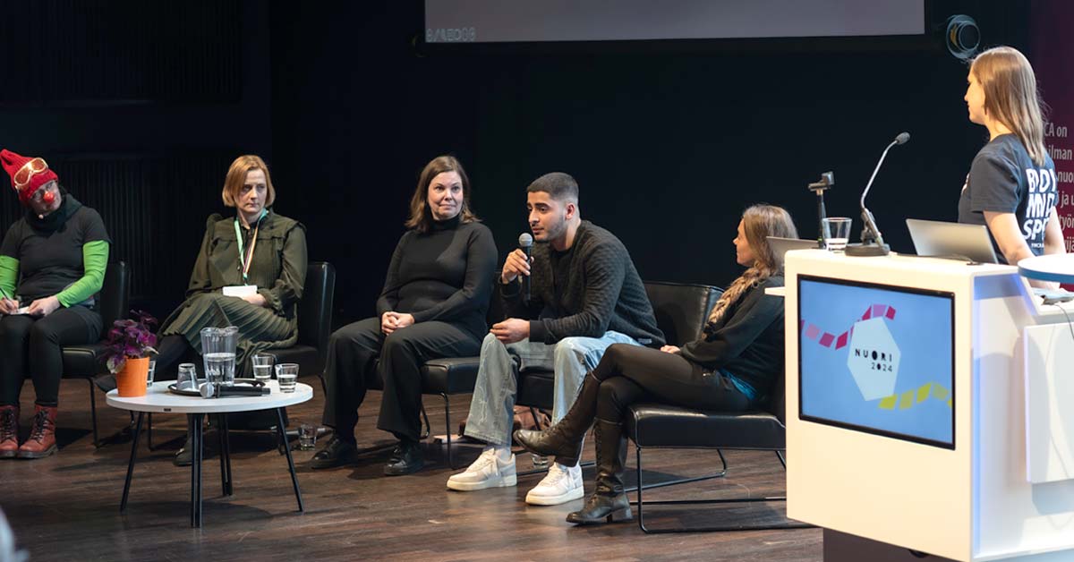 ymca-globaalikasvatus-nuori24-tapahtuma globaalikasvatus paneelikeskustelu NUORI24 päivillä