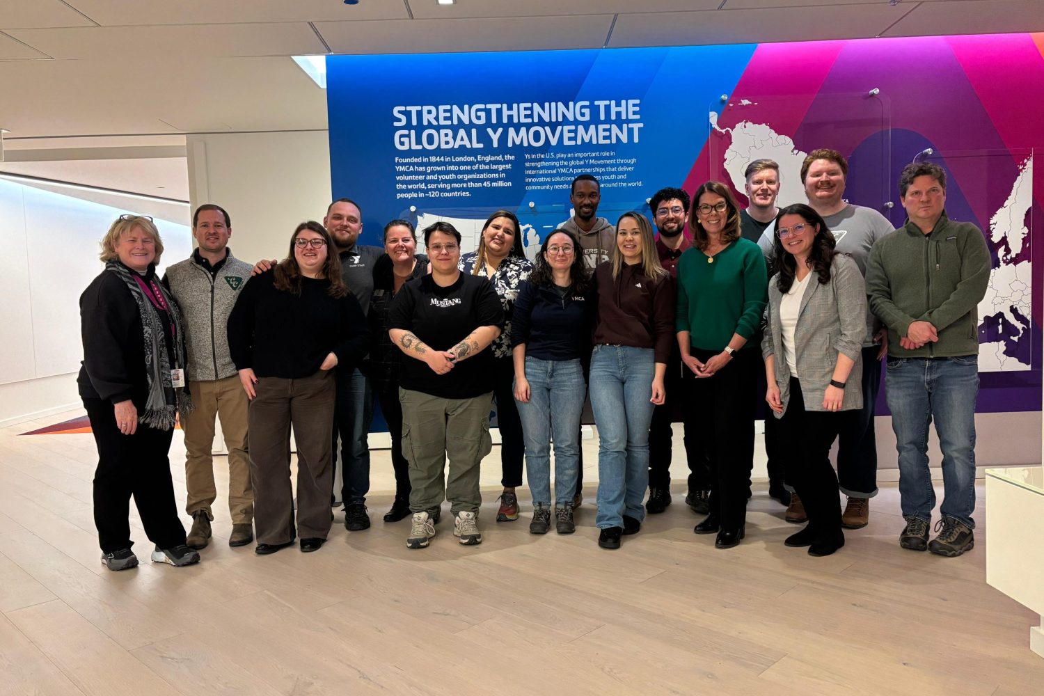 Yhdysvaltain YMCA:n toimistolla Chicagossa.